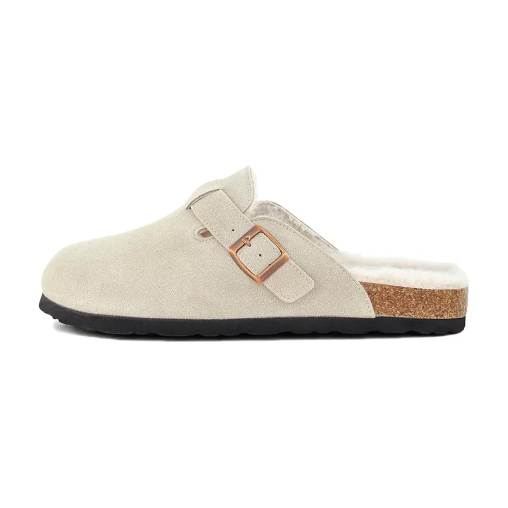 Sufflair® Sherpa - Lined Suede Clogg