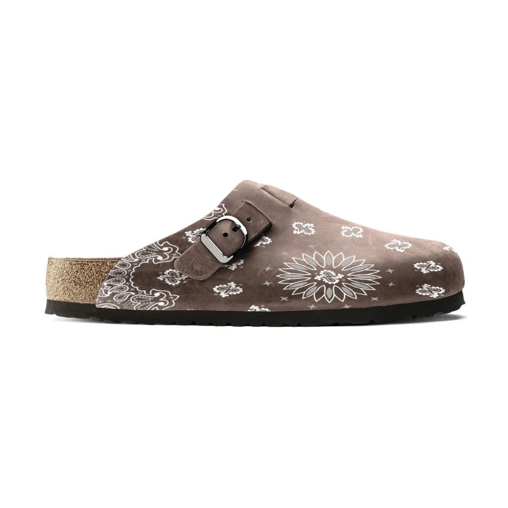 Sufflair® Signature Comfort Clogg – Paisley Black