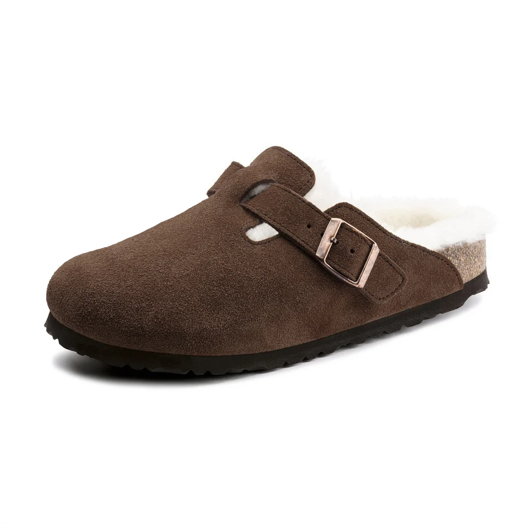 Sufflair® Sherpa - Lined Suede Clogg